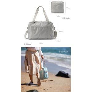 Buy cheap Portable Cotton Foldable Travel Bag With Sublimation Printing Surface from wholesalers