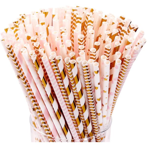 Buy cheap Recyclable Boba Bubble Tea Disposable Biodegradable Paper Straws from wholesalers