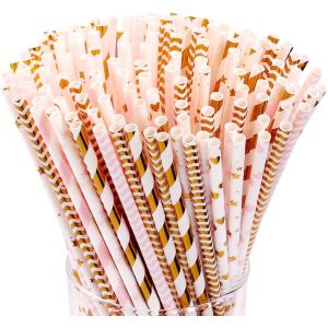 Buy cheap Recyclable Boba Bubble Tea Disposable Biodegradable Paper Straws from wholesalers