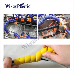 Buy cheap PE Spiral Guard Hose Extruder Machine with PLC Control System from wholesalers