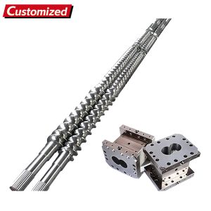 Buy cheap Customized Direct From Factory High Quality Twin Screw Barrel Extruder Multi-specification materials for Plastic &  Rubber Recycling Top Machinery Parts From China from wholesalers