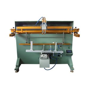 Semi-Automatic Screen Printing Machine For Round Surface Of Glass Cosmetic