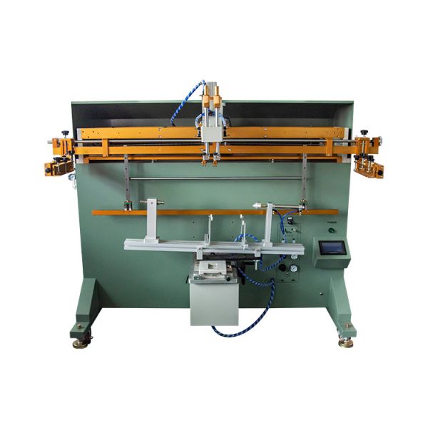 Semi-Automatic Screen Printing Machine For Round Surface Of Glass Cosmetic
