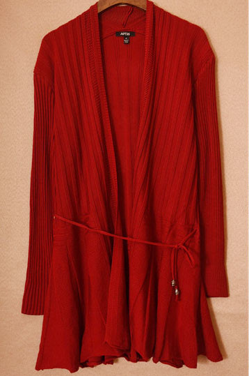 Quality Ladies belted sweater cardigans for sale