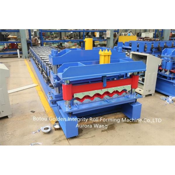 Quality Galvanized Steel Glazed Roll Forming Machine 300H Steel Weld Frame for sale