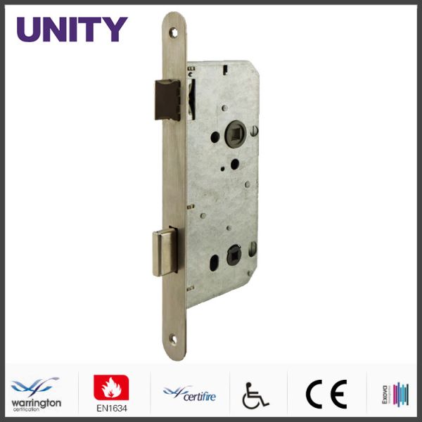 Fire Test Mortice Door Lock Anti-thrust Nightlatch CE Marking Satin Stainless