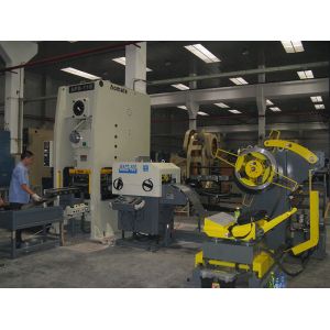 Stable Metal Sheet Straightening Machine / High Precision Nc Servo Feeder