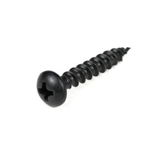 Electrical Appliances 16mm Black Round Phillips Chipboard Screw with Harden