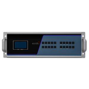 Buy cheap Redundant Power Supported 88 Ports 3.5 U Fiber KVM Transmitter and Receiver Node KVM Fiber Matrix from wholesalers
