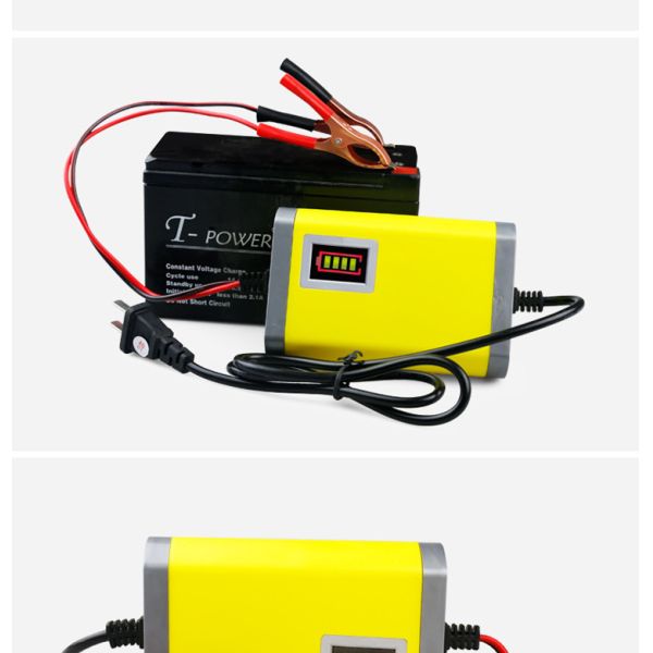 36v 12V 24V Portable 25A Three-Stage Lead Acid Battery Charger