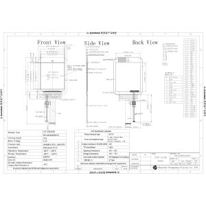 Buy cheap 2.95 Inch Industrial TFT LCD 1080x1920 AMOLED Self Light Emitting Process from wholesalers
