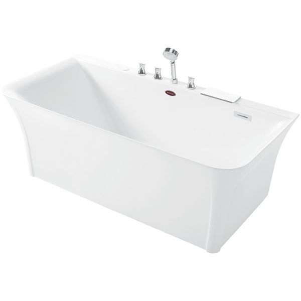 Buy cheap Acrylic Freestanding Spa Bathtubs 140L 200W for Hotel Bathroom from wholesalers