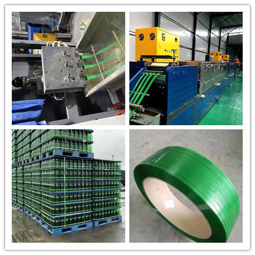 Buy cheap Automatic Rewinding PET Strap Making Machine With PLC Computer Touch Screen Control from wholesalers