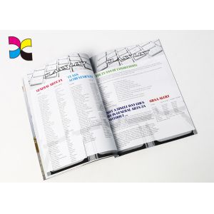Softcover With Perfect Binding Custom Magazine Printing With Varnishing Inside