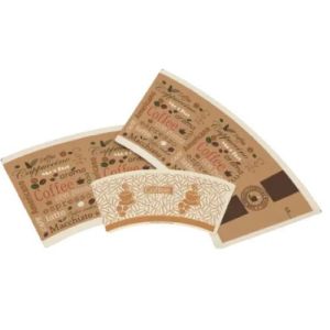 Buy cheap Raw Material Printed And Cutted Paper Cup Blanks For Hot Cold Drink Cups from wholesalers