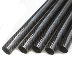Buy cheap Custom Glossy 180MM Diameter Carbon Fiber Tube 2mm Thickness from wholesalers