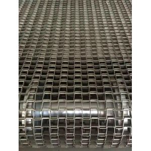 China                  Food Grade Compound Balance Weave Cooling Stainless Steel Wire Mesh Conveyor Belt              on sale