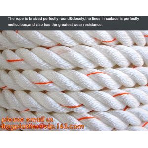 Buy cheap polyester mooring hawser rope, cheap and quality 3 inch polypropylene marine rope, polypropylene rope, PET+PP rope from wholesalers