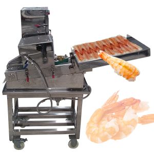 Buy cheap Practical Cutting Shrimp Machine , Anti Erosion Automatic Prawn Cutter from wholesalers