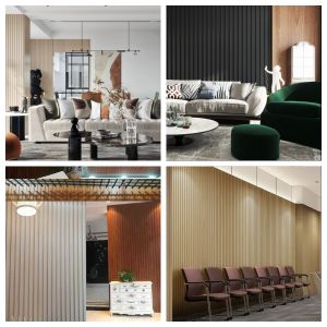 Buy cheap Classic WPC Laminated Fluted Flat Wall Solid Panel for Indoor Interior Decoration from wholesalers