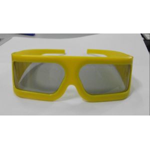 Buy cheap Thicken Plastic Linear Polarized 3D Glasses For 3D TV , Anti Reflective from wholesalers