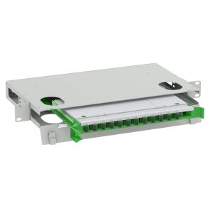 Buy cheap ODN Network SC Type 12 Ports Fiber Distribution Patchpanel with Used Feature RAL 7035 from wholesalers
