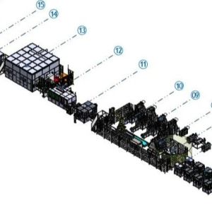 Buy cheap Customized Lithium Battery Pack Production Line Lithium 280AH Battery Pack Assembly Line For 18650 Lithium-Ion from wholesalers