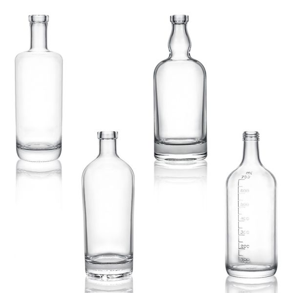 Buy cheap Glass Bottle with Lid Adaptable to Different Scenarios of Rum Vodka Whisky Tequila Gin from wholesalers