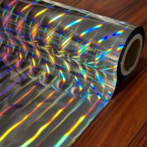 Buy cheap UV Printable Holographic Transfer Film Roll 12 Micron 15 Micron product