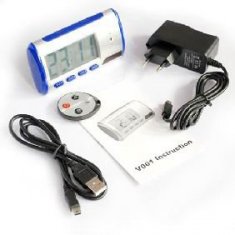 Buy cheap mini Desk Clock Camera with Motion Detection Alarm Clock DVR camera from wholesalers