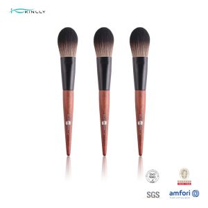 Buy cheap fluffy soft BSCI Individual Makeup Brushes Black Aluminium Ferrule from wholesalers