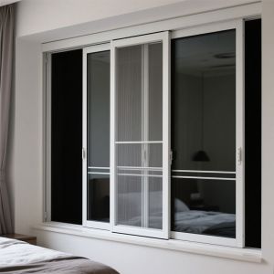 White Aluminum Sliding Windows with Screen - Secure, Energy-Efficient for