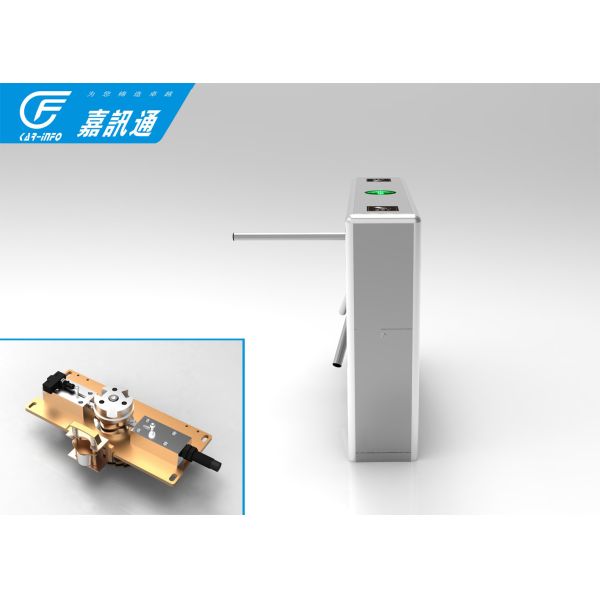 Buy cheap Gym Vertical Tripod Turnstile 304 Stainless Steel 1.5 Top Cover Access Control Gates from wholesalers