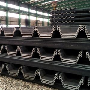 Buy cheap Q235 Q275 Q345 U Type Sheet Pile Type 2 400x100x10.5mm For Construction from wholesalers