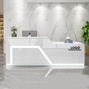 Salon Reception Desk Mall Shop Display Counter Pedestal For OEM ODM Usage