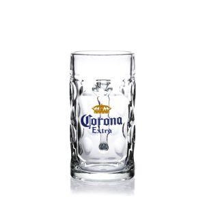 Buy cheap Wholesale customized German style oversized glass handheld beer mug from wholesalers