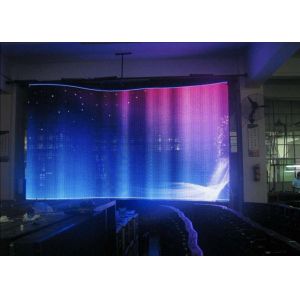 Large Led Screen Curtain , Led Panel Screen Evironment Protection