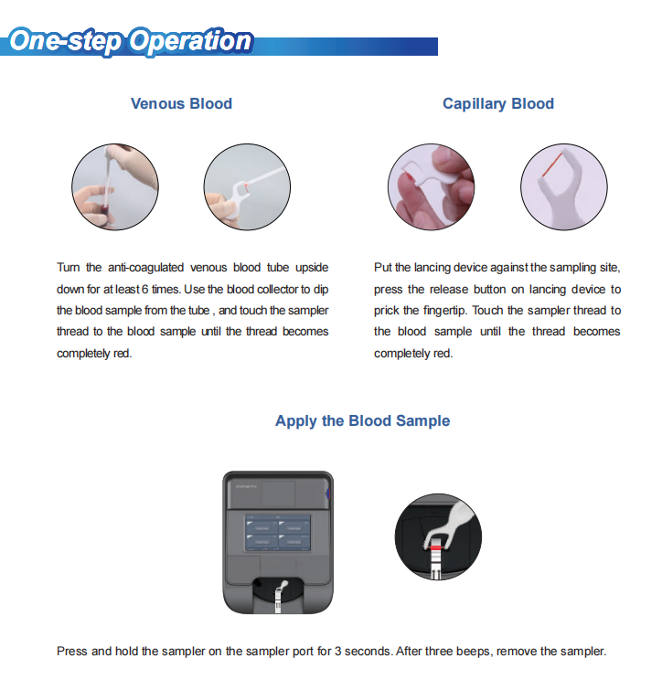 Hot Sellnig Hemoglobin Meter Professional HbA1c Analyzer for Hospital China Hemoglobin Testing system Price