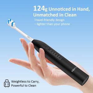 Buy cheap USB Rechargeable Sonic Electric Toothbrush for Adults and Students 6 Oral Care Brushing Modes and 4 Brush Heads Automatic from wholesalers