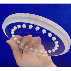 Buy cheap Custom Quartz Glass Step Sheet / Punch Sheet High Temperature from wholesalers