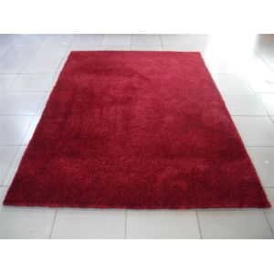 1200d Plain Design Shiny Polyester silk shaggy Carpet
