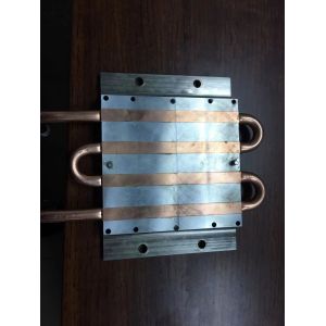 Buy cheap Aluminum Cold Plate with 4-Pass 6-Pass Copper tube Alu-Cooler With beaded fittings from wholesalers