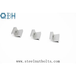 Oxidation Resistant Aluminum 6005-T5 SUS304 Solar Panel End Clamp