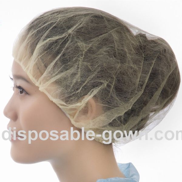 Buy cheap Single Elastic Non Woven Disposable Medical Bouffant Caps from wholesalers