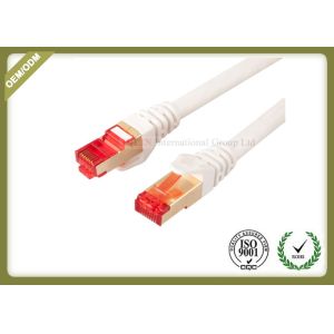 Buy cheap 10G / 1000 BASE -T Cat6 Network Patch Cord With Gold Plated Connector from wholesalers