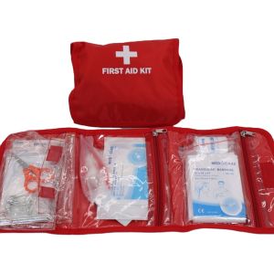 China Emergency first aid kit promotion outdoor first aid kit camping travel portable bag with first aid content on sale