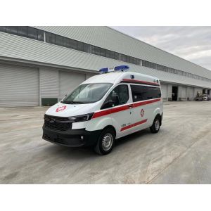 Buy cheap 85kw Engine Power Emergency Ambulance Car With Rear Drum Brake System from wholesalers