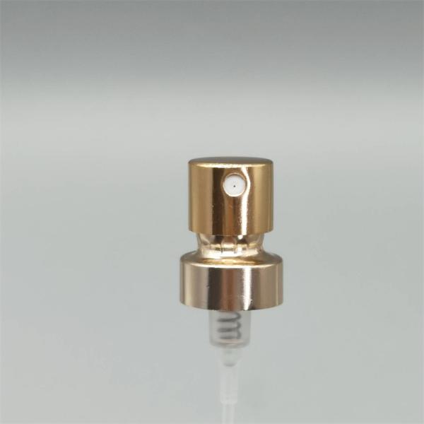 Quality Gold Aluminum Perfume Pump with Cap 21mm Fine Mist Sprayer for sale