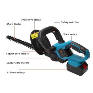 Buy cheap 510mm Blade 600W Electric Hedge Trimmer For Pruning Hedges Shrubbery from wholesalers