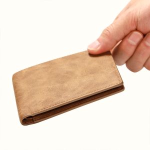 Multifunctional Money Holder in Vintage Style Custom Logo Wallet with Open